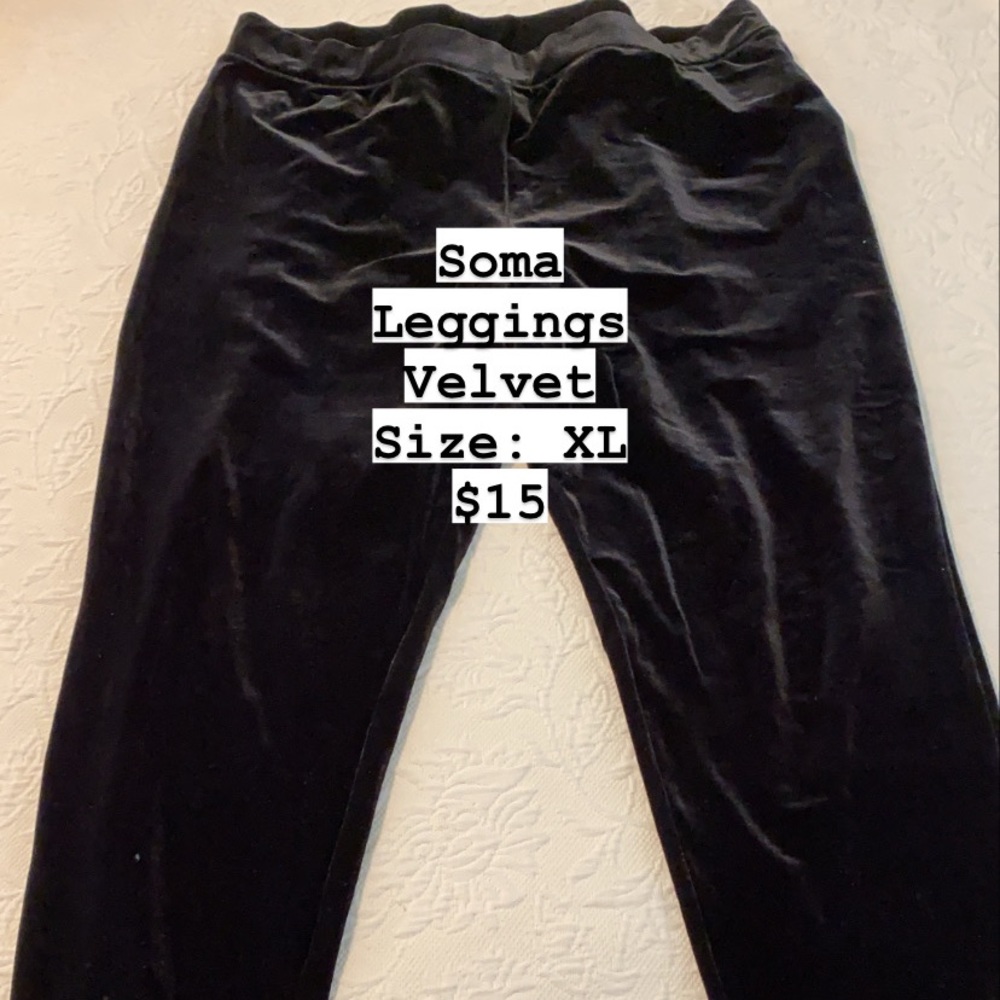 Soma velvet leggings